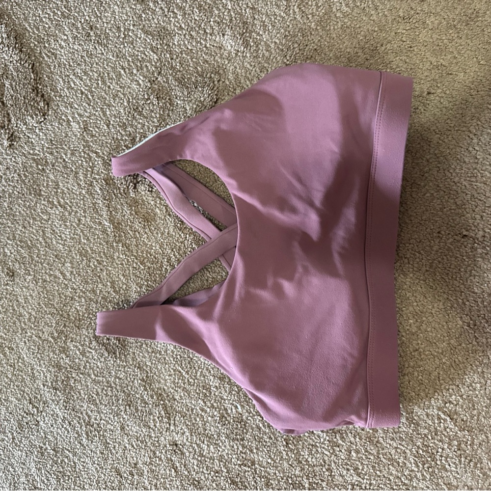 Running Girl Dark Pink Sports Bra